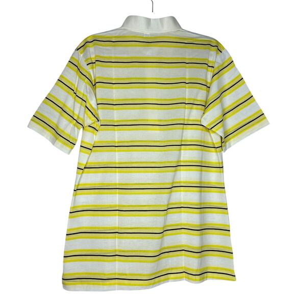 Vintage Pickering Large Polo Golf Short Sleeve Stripe Shirt Horseshoe Bend ￼ - Picture 2 of 9